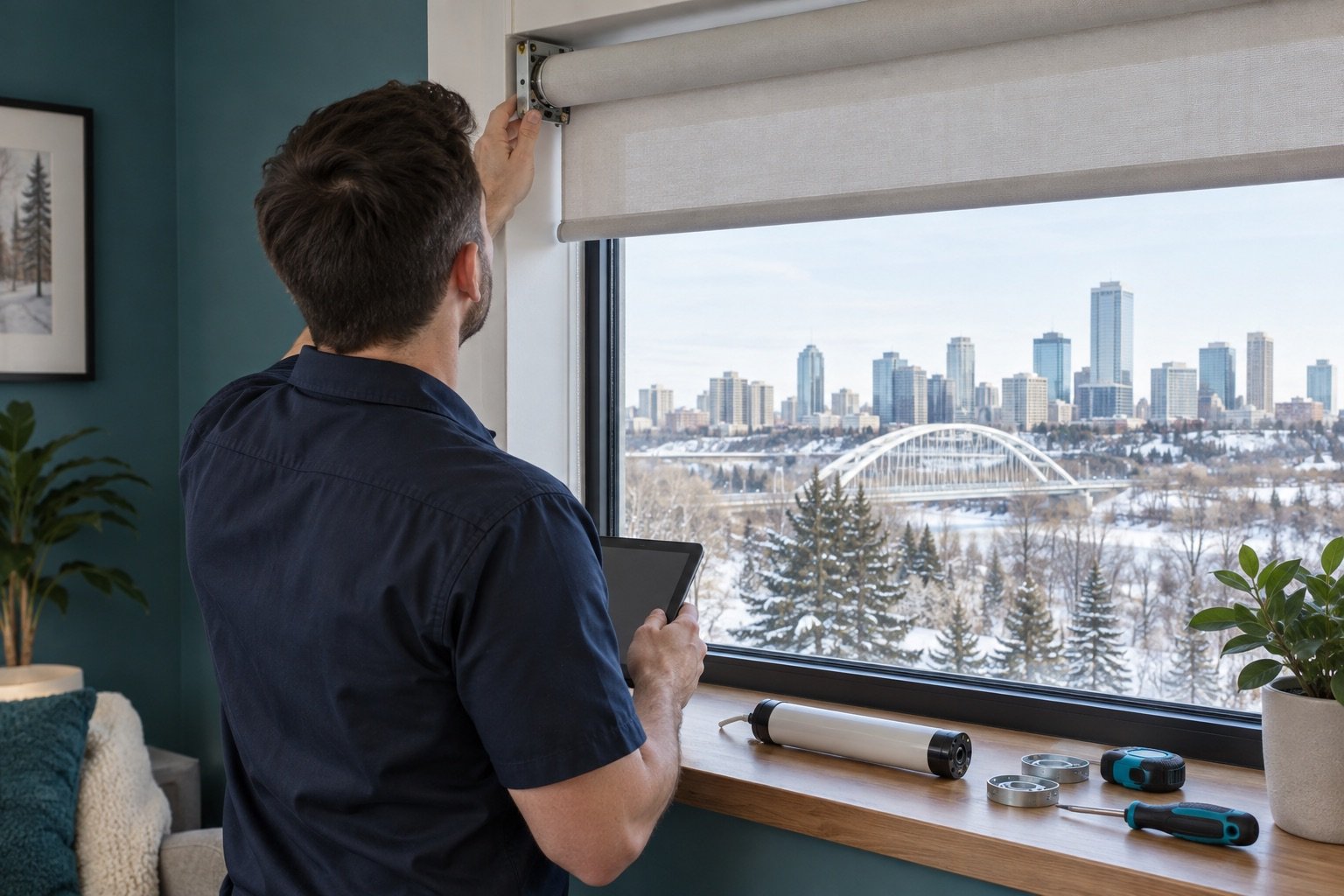 Can Existing Blinds Be Motorized for an Edmonton home